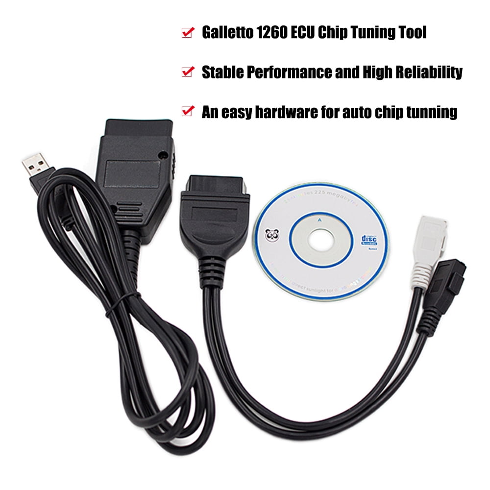 Car Diagnostic Cable Galletto 1260 Ecu Chip Tuning Tool Eobd Obd2 Obdii Car Diagnostic Cable Interface Walmart Com