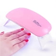 thumbnail image 3 of DUO DE 2 MINI LÁMPARA DE UÑAS DE GEL PORTÁTIL CON LUZ SOLAR LED UV DE 6 W, SECADOR DE UÑAS PERSONAL, 3 of 5