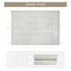 thumbnail image 2 of Alfombra lavable de lana sintética gris hormigón de 150 x 210 cm, 2 of 9