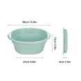 thumbnail image 3 of Fiudx Lavabo Plegable, Fregadero de Viaje Portátil, Diseño Compacto, Material Ecológico, Multiusos para Camping, Autocaravanas y Actividades Al Aire Libre, Fácil de Guardar, Tamaño Pequeño, Mediano y, 3 of 7
