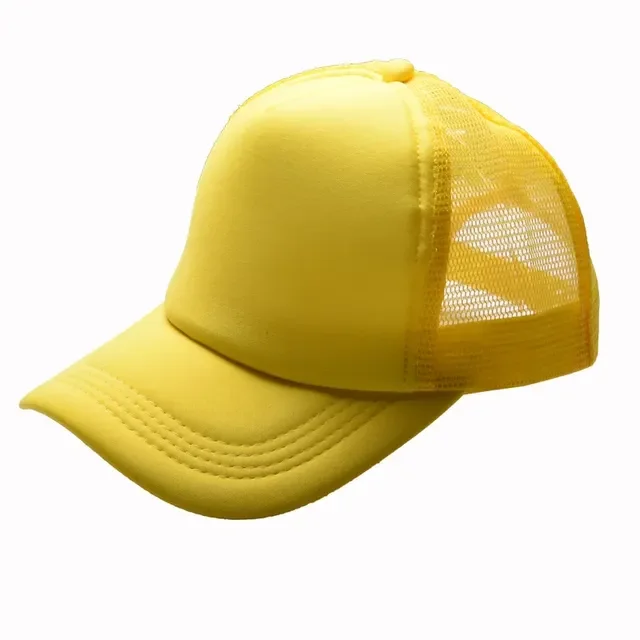Custom Brand LOGO Personality DIY Print Trucker Hat For Kids Net Baseball Cap Men Women Blank Mesh Adjustable Sun Hat Visor QZX