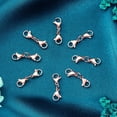 thumbnail image 7 of BlinkLLX Double Lobster Clasp Extender Double Claw Connector Bracelet Extension Clasp Small Bracelet Necklace Shortener for DIY Jewelry Making(0.98 Inch,Rose Gold), 7 of 7