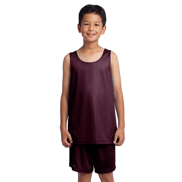 Camiseta de tirantes de malla clásica reversible Sport-Tek® para jóvenes PosiCharge®. YST500 deporte-tek YST500