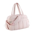 thumbnail image 1 of Bolsa de gimnasio para mujer, ideal para artículos de aseo, práctica y moderna bolsa de viaje para actividades al aire libre. Rosa, 1 of 8