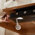 thumbnail image 1 of Under Desk Cable Management Cable Tray Power Strip Wire Holder Office Computer Desk Wire Box, 1 of 8