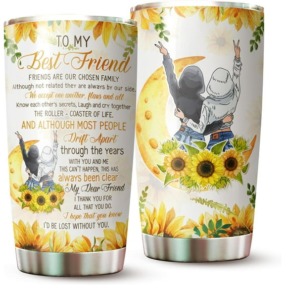 Gifts for Best Friend Woman - Best Friend Tumbler - Best Friend Cup - Bestie Mug - Gifts for Bestie Women - Gifts for Women Friends