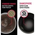 thumbnail image 3 of ShakeSphere Steel Tumbler 24 oz Mate Black Blender Bottle with Slide Cap, 3 of 7