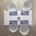 thumbnail image 3 of Ambesonne George Place Mats Set of 4, Widespread Name Abraded, Standard Size, Navy Blue and White, 3 of 4