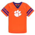 thumbnail image 2 of Preschool Orange/Purple Clemson Tigers Red Zone Jersey & Pants Set, 2 of 4