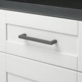 thumbnail image 3 of GlideRite 6-5/16 in. (160mm) Center-Center Solid Square Cabinet Bar Pull, Graphite Gray, 1 Pack, 3 of 4