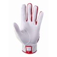 thumbnail image 2 of Guante de bateo Mizuno MVP juvenil talla grande rojo y blanco, 2 of 3