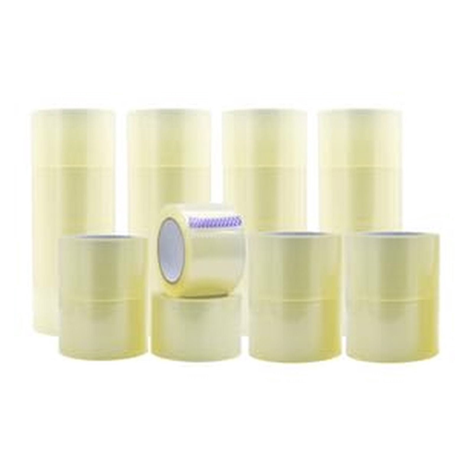 Clear Adhesive Packing Tape Rolls,Oficce Tape,Moving,Shipping,Mailing Heavy Duty Packing Tape,3 inches x 110 Yards, Set of 24 Rolls