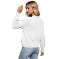 thumbnail image 4 of Women's Lightweight Knit Cardigan Soft Button-Down Long Sleeve Solid Color Sweater, S, 4 of 6