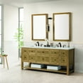 thumbnail image 5 of James Martin Vanities 72" Double Vanity, Light Natural Oak w/ 3 CM Lime Delight Top, 5 of 6