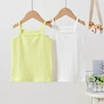 thumbnail image 2 of vdgthytj 2 Pack Toddler Girls Tank Top Summer Spaghetti Strap Undershirts Kids Cotton Basic Camisole 2-11 Years, 2 of 9
