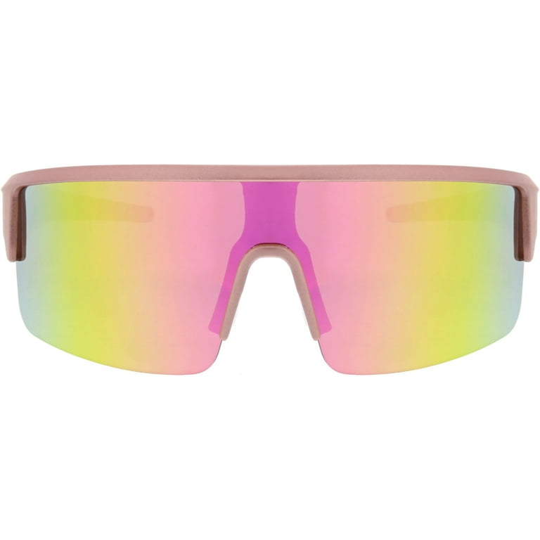 Roxy womens semi-rimless sport shield sunglasses, RS1003  display picture 1