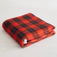thumbnail image 2 of Christmas Throw Blanket - Lightweight Flannel Fleece Christmas Plaid Blankets for Couch, Bed, Holiday Decor (60x80 Inches), 2 of 8