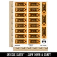 thumbnail image 2 of Show All Work Pencil School Teacher Sticker Set - Orange - Matte Finish - 2.00" Large, 2 of 7