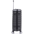 thumbnail image 4 of TUCCI Italy CARRAVIA Ensemble de Bagages Rigides Légers 3 Pcs, Valise à 4 Roues Pivotantes (20 Pouces/24 Pouces/28 Pouces) - Charbon, 4 of 7