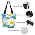 thumbnail image 5 of Ratiio Daisy Flowers Print Shoulder Bag for Women, Polyester Crossbody Purse Lightweight Handbag for Daily Travel and Casual Use, 5 of 6