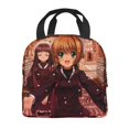 thumbnail image 3 of Cute Cartoon Anime Lunch Bag With Zipper Waterproof And Reusable Cooler Tote Lunch Box For School/Office/Picnic/Work, 3 of 5