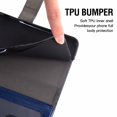 thumbnail image 3 of Mobile Phone Cover for Samsung A20s, Cover Premium Pu Leather Tpu Flip Cover Magnetic Closure Card Compartment Stand Function Wallet with Lanyard Protective Cover, 3 of 5