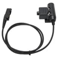 thumbnail image 2 of Adaptador de auriculares PTT, adaptador de auriculares PTT Conector Push-to Talk Adaptador de radio Eficiencia óptima Jadeshay A, 2 of 8