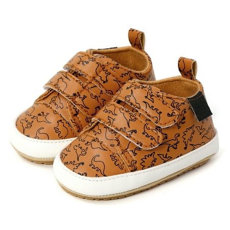 

Amuver Infants Leather Shoes Unisex Socks Walking Anti-Slip Hook and Loop Fasteners Decoration Spring Summer Fall Sneaker
