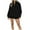 Black, variant on Scyoekwg Womens 2 Piece Sets Casual Sets Zipper Long Sleeve Sweatshirt Shorts Matching Outfits Two Piece Set Fashion Sweatsuits (Coffee,M)