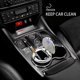 thumbnail image 2 of Cenicero de coche JAMW Acero inoxidable con tapa e indicador LED azul Plata, 2 of 5