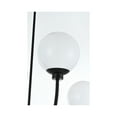 thumbnail image 6 of Living District Nyomi 42" 4-Light Metal/Glass Chandelier in Black/White, 6 of 8