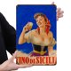 thumbnail image 5 of Letrero Hojalata Metal Vintage para Pintura Hierro Rectangular Pared Y Bar 20x30cm, 5 of 9