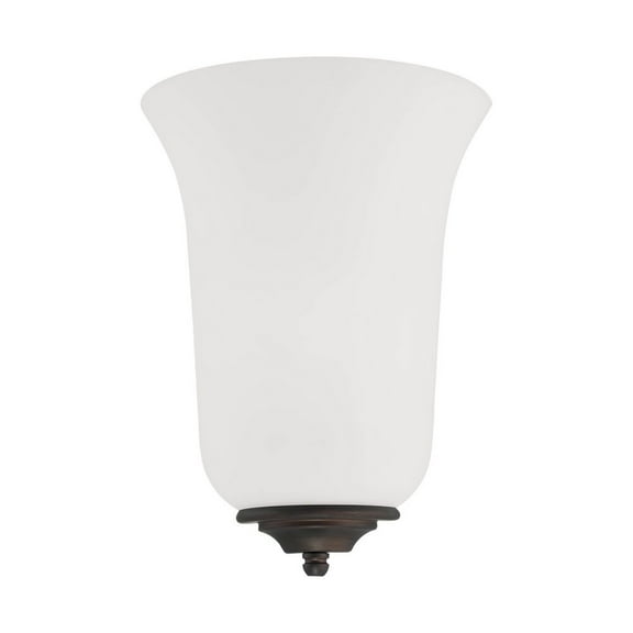 Open Box Millennium Lighting Rubbed Bronze/Rubbed Silver 1 Light Wall Sconce
