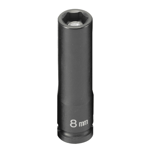 Grey Pneumatic 1/4" Drive x 8mm Magnetic Deep Socket