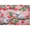 thumbnail image 3 of GZHJMY Bathroom Rug Koala Strawberry Soft and Absorbent Bathroom Carpet Non-Slip Machine Washable Plush Bath Floor Rug Door Mat for Bathtubs, Toilet,Kitchen, 16x24 in Carpet Runner, 3 of 6