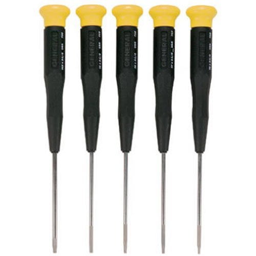 General Tools 711 Precision Ultratech Torx Screwdriver Set, 5Piece