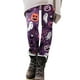 thumbnail image 1 of Gibobby Leggings Afelpados Mujer Leggings con estampado Halloween para mujer Leggings elásticos pantalones casuales botas pantalones（Morado， M), 1 of 5