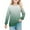 Green, variant on CYRBOKO Sweatshirts for Girls, Crew neck Comfortable Gradient Long Sleeve Pullover Shirts Beige Size 7-8 T