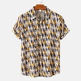 thumbnail image 1 of Waiimak Chemise d'Été Imprimée Décontractée à Manches Courtes pour Hommes, 1 of 9