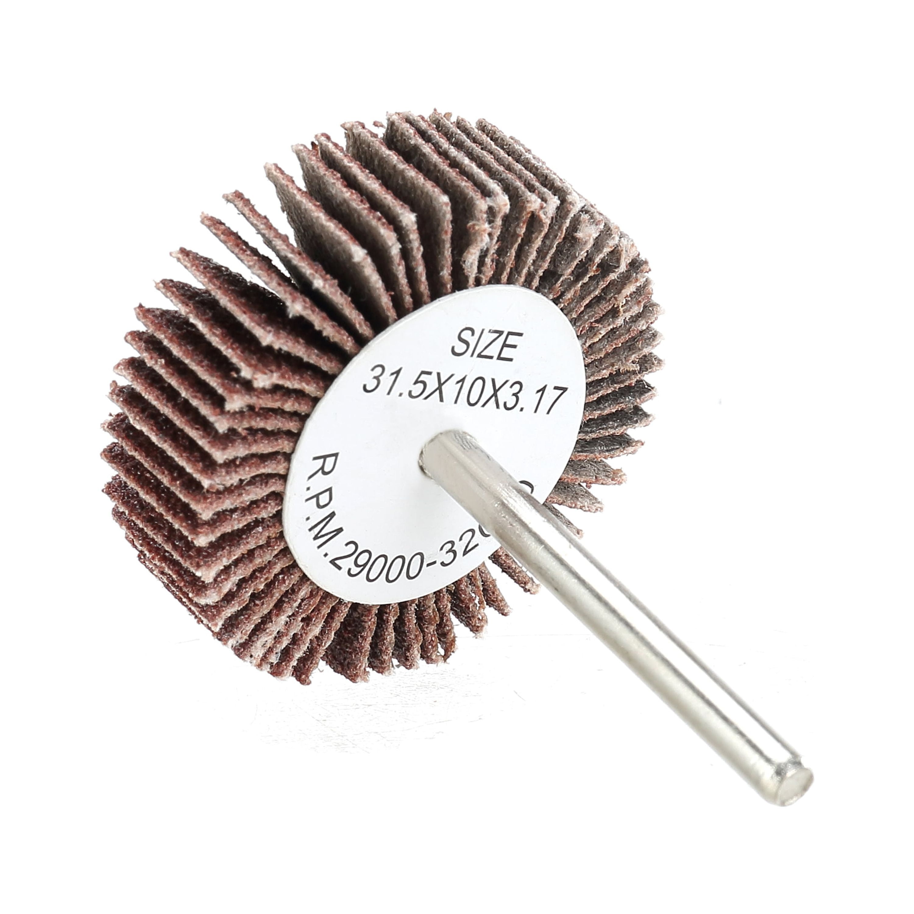 (2 pack) Hyper Tough Flap Wheel, 80 Grit Aluminum Oxide, Brown, New Condition