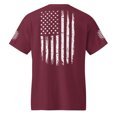 thumbnail image 3 of SUCCEED IN SILENCE FITNESS WARRIOR DryBlend® T-Shirt By Valiant American (Maroon, 4XL), 3 of 5