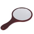 thumbnail image 5 of Troglfold Makeup Mirror Wooden Handle Travel Makeup Vanity Mirror Portable Mirror,11.69"X6.57"X0.39", 5 of 10