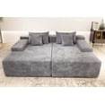 thumbnail image 1 of Double Chaise Cloud Sectional | Convertible Lounge Comfort (Lavender Mist, 214 * 170 * 60), 1 of 5