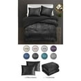 thumbnail image 4 of Posh Living Deklin 3pc Full/Queen Comforter Set Black, 4 of 6