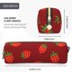 thumbnail image 3 of Fotbe Strawberry Estuche para Lápices de Cuero con Estampado, Estuche con Cremallera Resistente, Organizador Compacto y Elegante para Papelería, 3 of 7