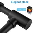 thumbnail image 4 of Adjustable Bathroom Basin Sink Waste Drain Kit, Wall Drainage, Matte Black, 4 of 7