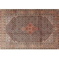 thumbnail image 1 of Ahgly Company Machine Washable Indoor Rectangle Traditional Light Copper Gold Area Rugs, 8' x 10', 1 of 7