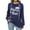 Navy, variant on Womens Sweatshirt Mama Bear Shirt Casual Long Sleeve Tops Crew Neck Sweatshirts With Pockets Fall Fashion Outfits Clothes