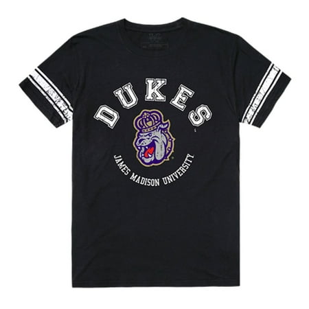 Duke University Durham Nc - James Madison University Foundation Dukes Men's Football Tee T-Shirt Black Small