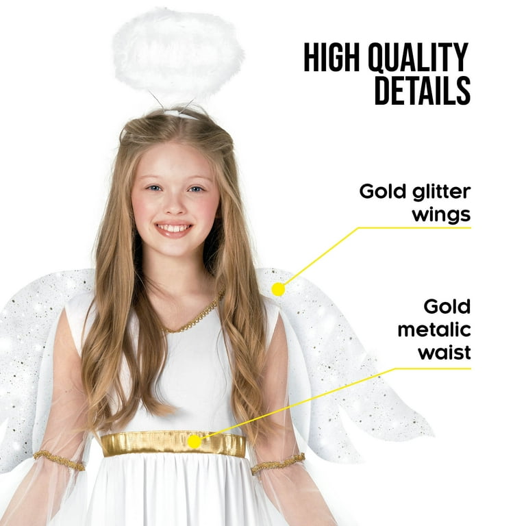 Childrens angel costume asda best sale